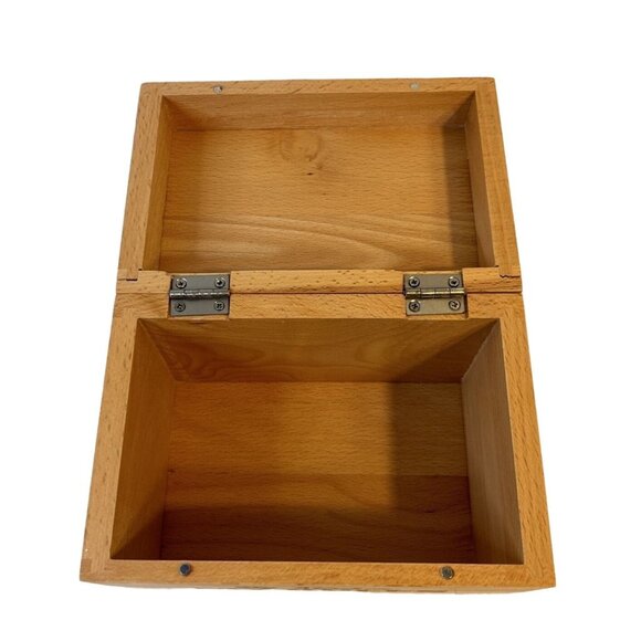 Cake Boss Beechwood Countertop Recipe Box w/Accessories "My Kitchen My Rules" - Picture 4 of 7